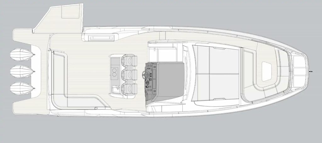 Azimut Verve 42 — Main deck