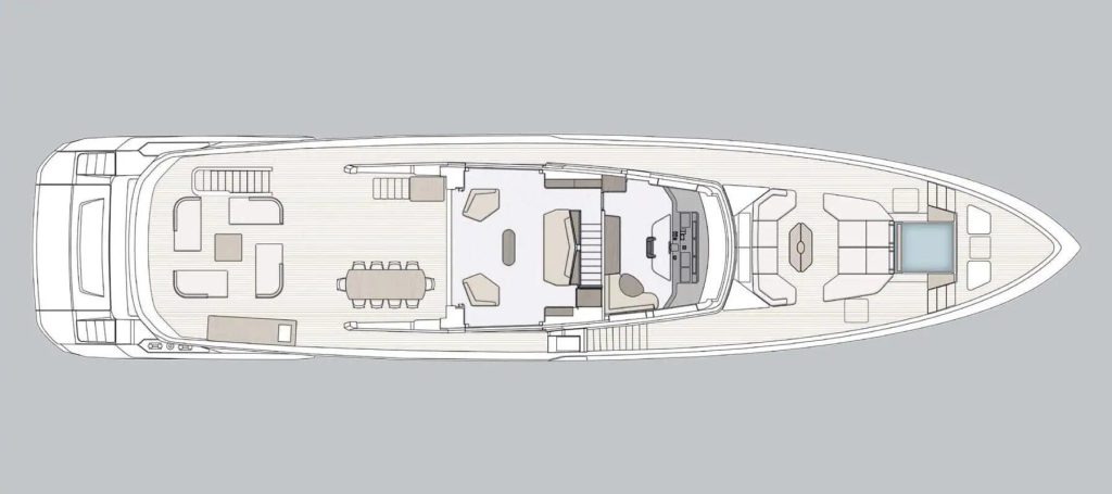 Azimut Grande 36M — Upper deck