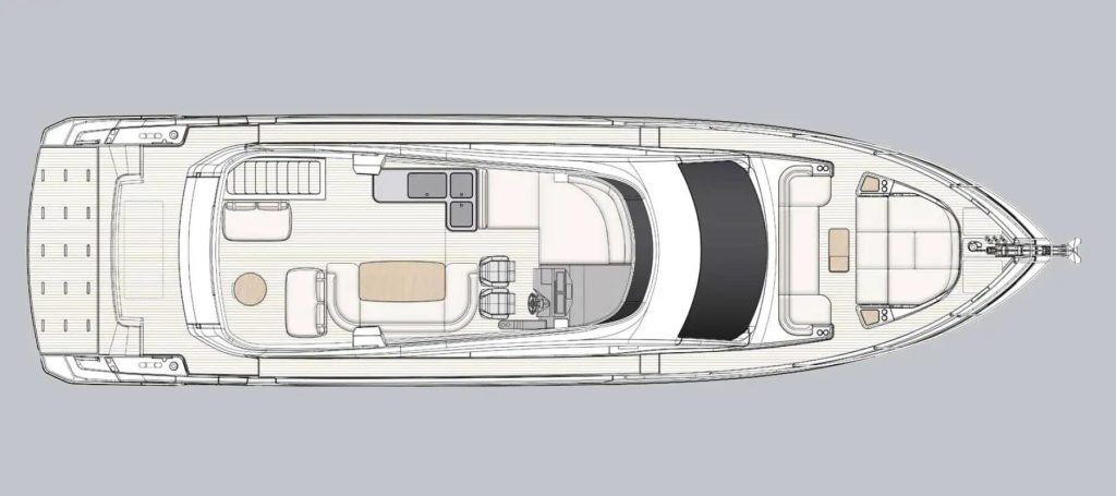 Azimut Fly 62 — Fly deck