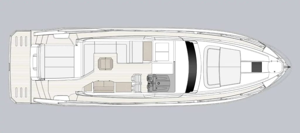 Azimut Atlantis 51 — Main deck