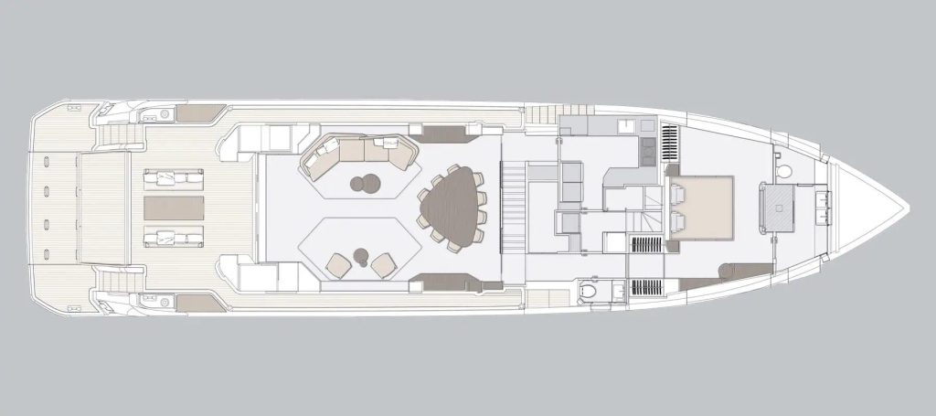 Azimut Grande 30M — Main deck – Deck2Deck version