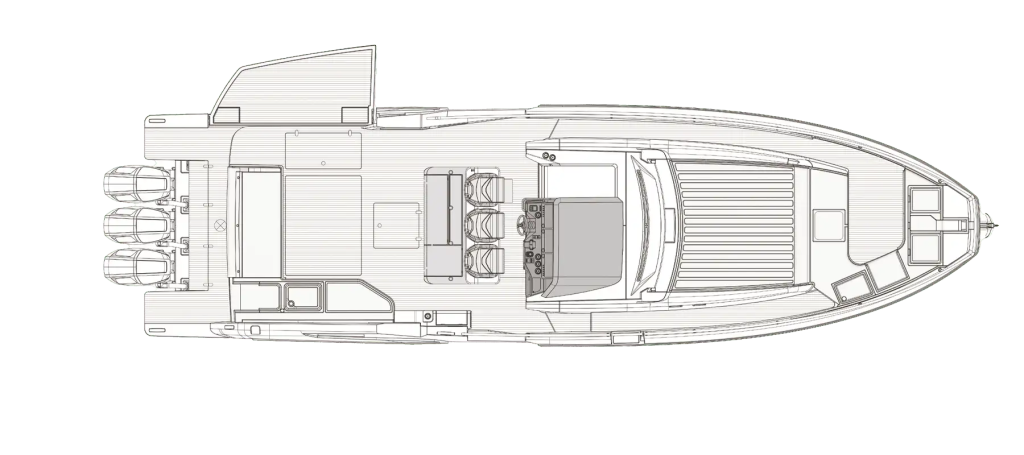 Azimut Verve 48 — Main deck