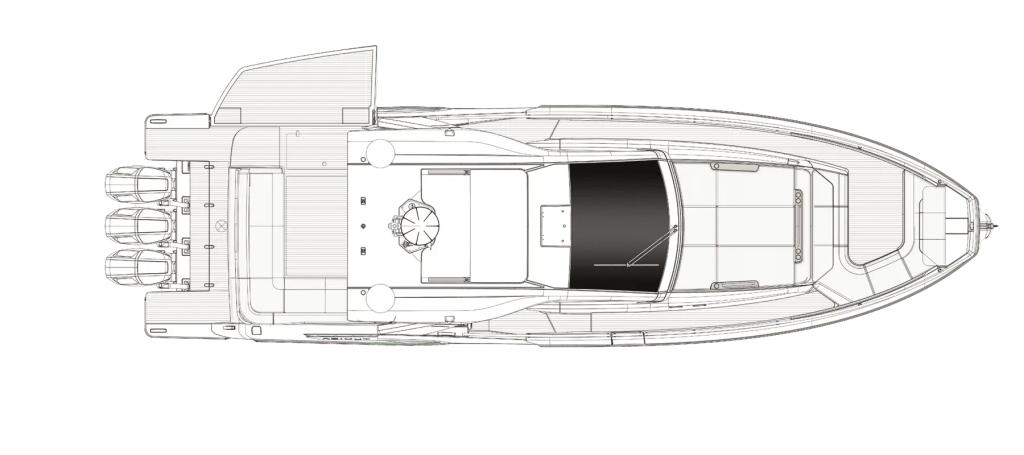Azimut Verve 48 — Above view