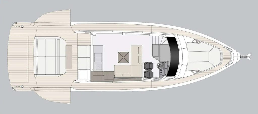 Azimut Seadeck 6 — Coupé — Main deck
