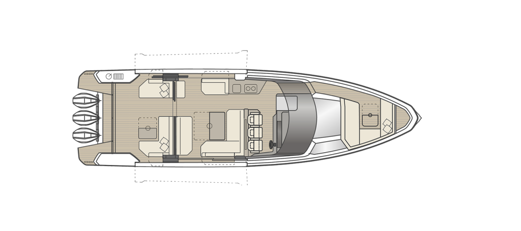 Saxdor 460 GTC — Main deck
