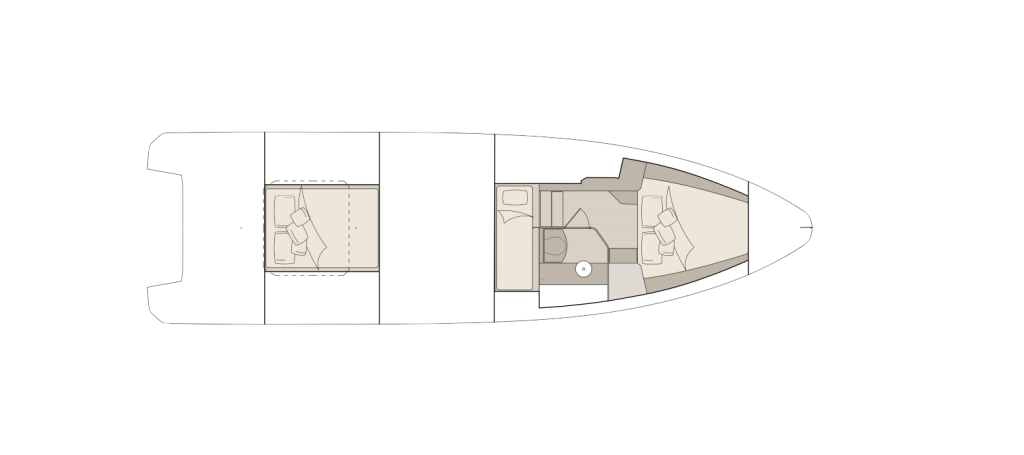 Saxdor 400 GTS — Lower deck