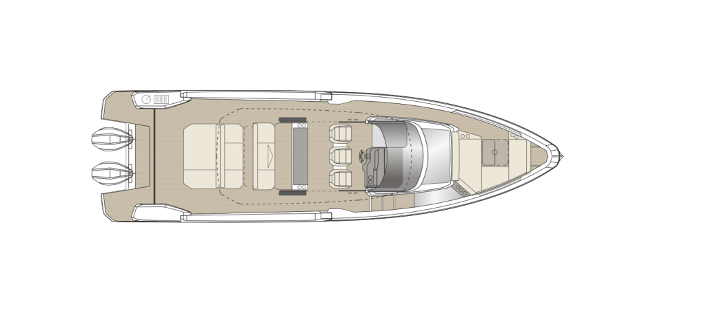 Saxdor 400 GTS — Main deck
