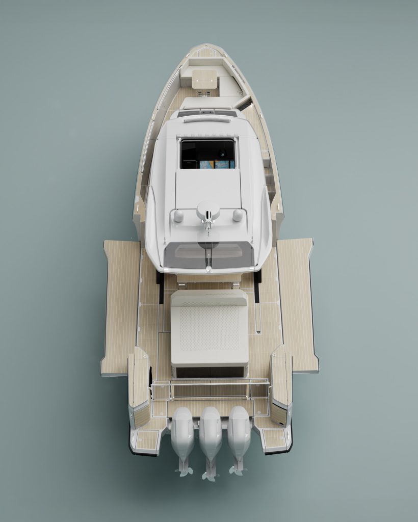 Saxdor 460 GTS seen from above