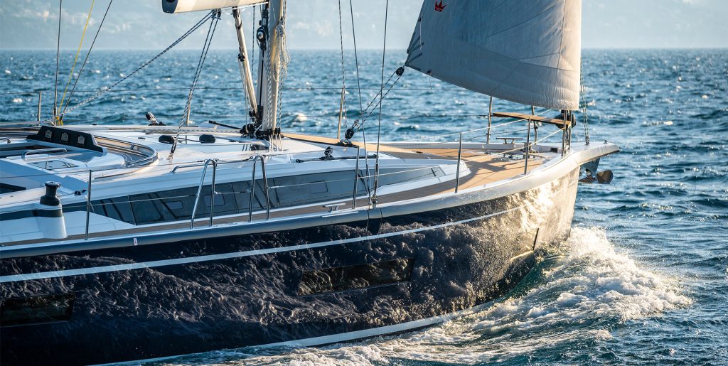 BAVARIA C46 sailing yacht under sail