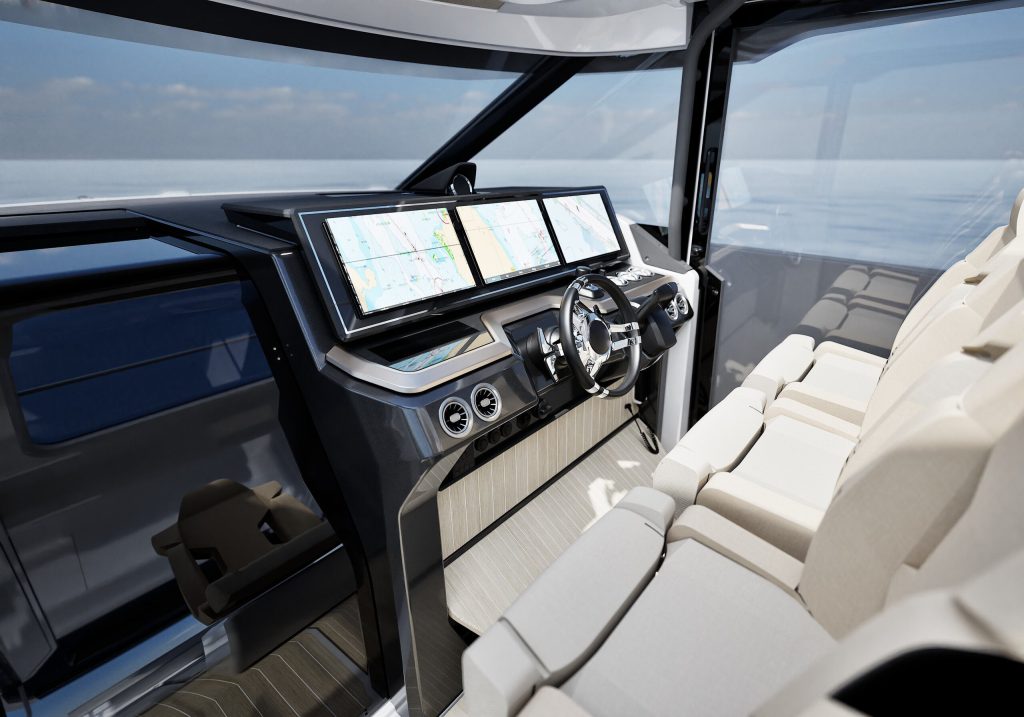 Saxdor 460 GTS helm station