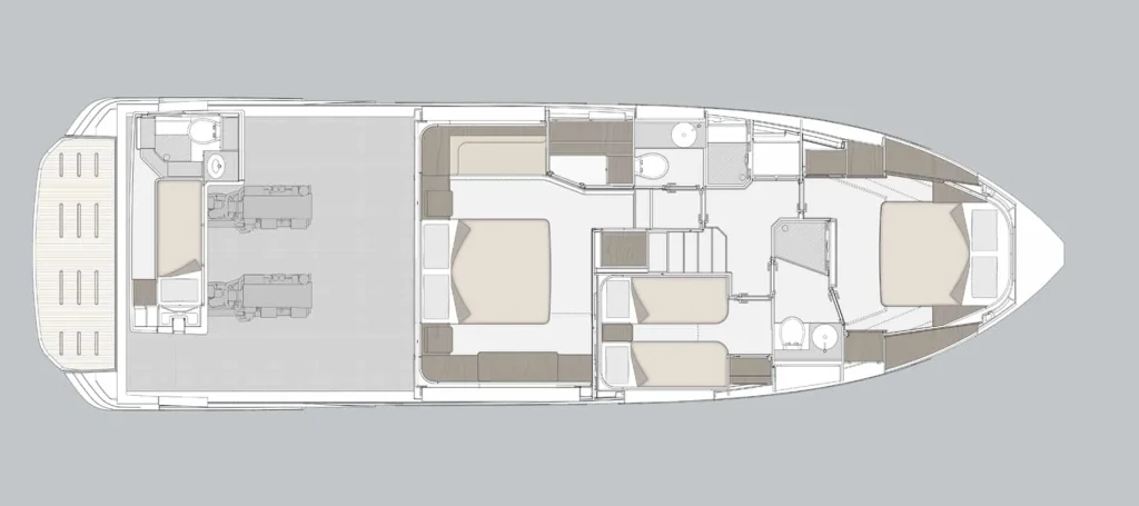Published reference plan — Lower deck