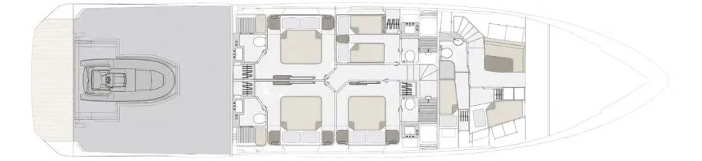 Published reference plan — Lower deck