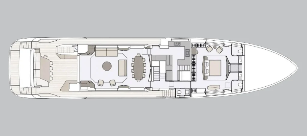 Published reference plan — Main deck